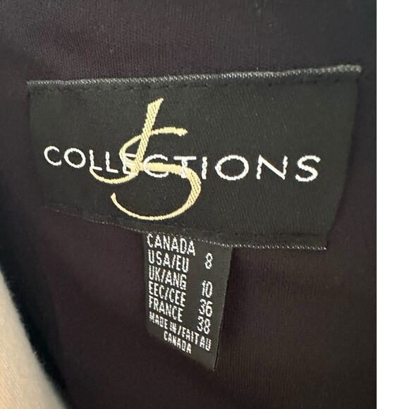 VTG JS Collections Velvet Upper Satin Skirt Spaghetti Strap Gown Size 8 - Picture 6 of 8